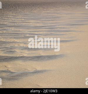 Sandmuster am Strand von Ardroil, Uig Bay, Isle of Lewis, Äußere Hebriden, Schottland Stockfoto