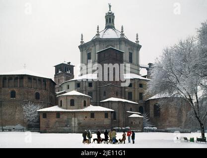 Basilica di San Lorenzo Maggiore. Stockfoto