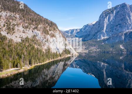 Altausseer See im Salzkammergut in Österreich. Stockfoto
