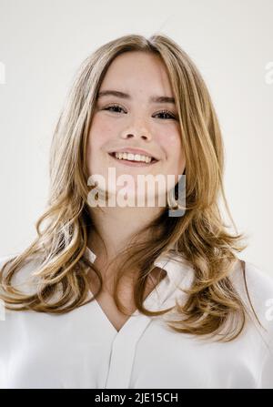 DEN HAAG - Niederlande, 2022-06-24 14:07:22 DEN HAAG - Prinzessin Ariane während der Fotosession der königlichen Familie im Noordeinde Palast. Von nun an finden die Fotosessions nicht mehr nur kurz vor dem Urlaub der königlichen Familie statt, sondern zu Zeiten, in denen die ganze Familie anwesend sein kann. ANP SEM VAN DER WAL niederlande Out - belgien Out Stockfoto