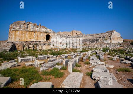 Theater, Milet, Türkei, Asien. Stockfoto