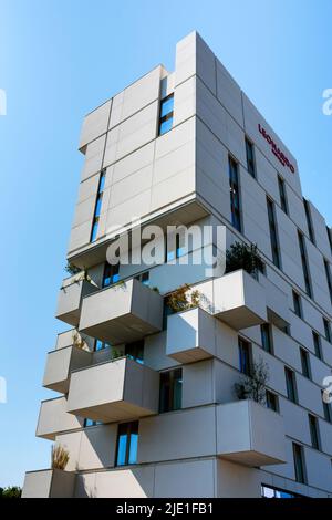 The Leonardo Hotel (Stephenson Studio, 2022), Great Ancoats Street, Ancoats, Manchester, England, Großbritannien. Stockfoto