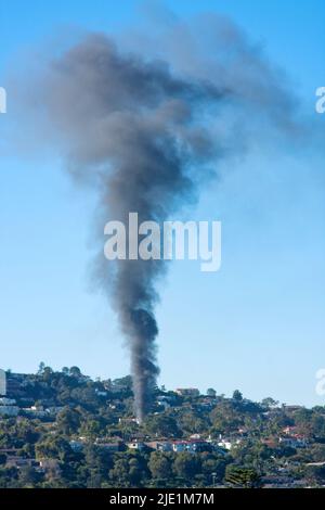 Wohnbrand in San Diego, Kalifornien