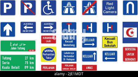 Dieses Zeichen zeigt das Ende einer Lanelanes an. Der gesamte Verkehr in dieser Lanediese Fahrspuren müssen in die angrenzende Lane übergehen. Wegweiser, Straßenschilder Ger Stock Vektor