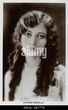 Porträt von Dolores Costello 001 - Hollywood Stummfilmschauspielerin Stockfoto