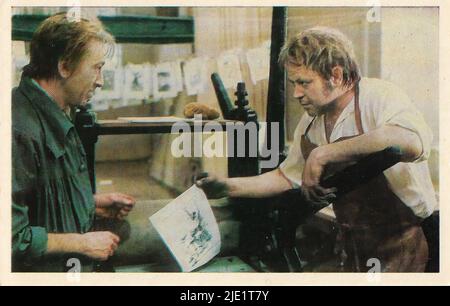 Porträt von Donatas Banionis in Goya (1971) 001 Stockfoto