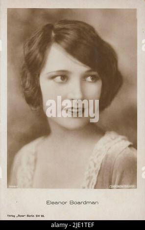 Porträt von Eleanor Boardman 003 - Hollywood Stummfilmschauspielerin Stockfoto