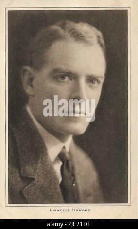 Portrait of Lionelle Howard 002 - Britisches Stummfilm Stockfoto