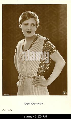 Porträt von Ossi Oswalda 010 - Deutsches weimarer Kino (1918 - 1935) Stockfoto