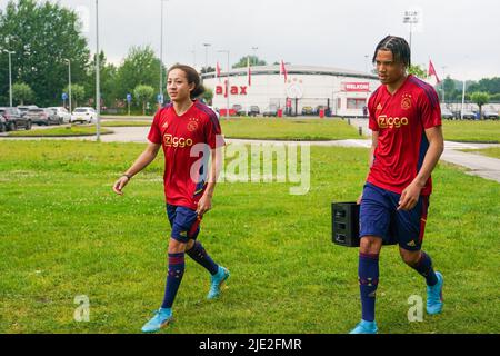 AMSTERDAM, NIEDERLANDE - 24. JUNI: Kian Fitz Jim von Ajax während der ersten Trainingssaison 2022/2023 von Ajax im sportpark De Toekomst am 24. Juni 2022 in Amsterdam, Niederlande. (Foto von Joris Verwijst/Orange Picturs) Stockfoto