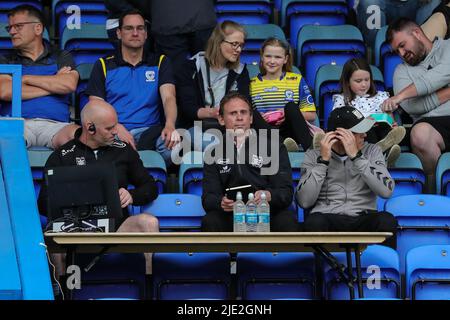 Warrington, Großbritannien. 24.. Juni 2022. Brett Hodgson Head Coach des FC Hull während des Spiels in Warrington, Großbritannien am 6/24/2022. (Foto von James Heaton/News Images/Sipa USA) Quelle: SIPA USA/Alamy Live News Stockfoto