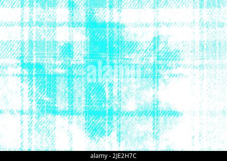 Ein abstrakter Hintergrund oder eine Textur in Blau und Weiß mit Linien und Quadraten Stockfoto