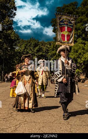 Italien Piemont Turin valentino Park Fest des heiligen Johannes Stockfoto