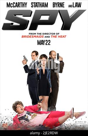 MELISSA MCCARTHY, JUDE LAW, Rose Byrne, Jason Statham, SPY, 2015 Stockfoto