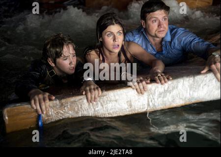 Kunst PARKINSON, ALEXANDRA DADDARIO, HUGO JOHNSTONE - BURT, San Andreas, 2015 Stockfoto