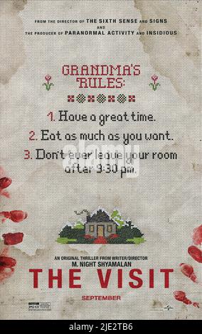 FILMPLAKAT, DER BESUCH, 2015 Stockfoto