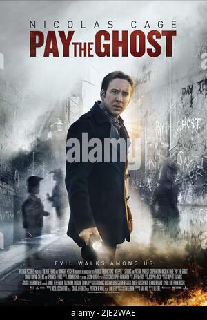 NICOLAS KÄFIGPOSTER, PAY THE GHOST, 2015 Stockfoto