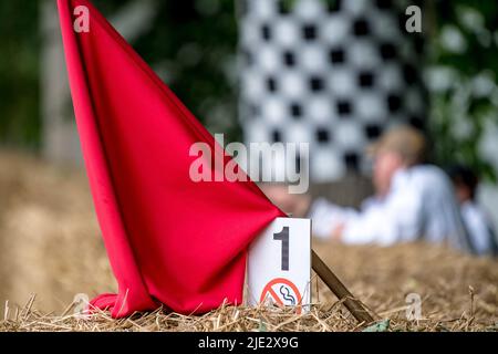 Goodwood, Großbritannien. 23.. Juni 2022. Marshall beim Goodwood Festival of Speed auf dem Goodwood Circuit, Goodwood, Großbritannien, am 23. Juni 2022. Foto von Phil Hutchinson. Nur zur redaktionellen Verwendung, Lizenz für kommerzielle Nutzung erforderlich. Keine Verwendung bei Wetten, Spielen oder Veröffentlichungen einzelner Clubs/Vereine/Spieler. Kredit: UK Sports Pics Ltd/Alamy Live Nachrichten Stockfoto