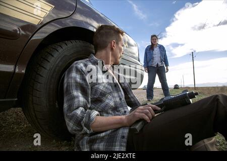 KEVIN BACON, CAMRYN MANHEIM, COP CAR, 2015 Stockfoto