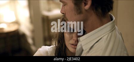 ANGELINA JOLIE AM MEER, 2015, BRAD PITT, Stockfoto