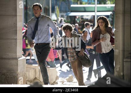 HUGO JOHNSTONE - BURT, KUNST PARKINSON, ALEXANDRA DADDARIO, San Andreas, 2015 Stockfoto