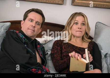 ED HELMS, Christina Applegate, Urlaub, 2015 Stockfoto