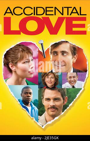 JESSICA Biel, Jake Gyllenhaal, Plakat, ZUFÄLLIGEN LIEBE, 2015 Stockfoto