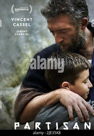 VINCENT CASSEL, JEREMY CHABRIEL POSTER, PARTISAN, 2015 Stockfoto