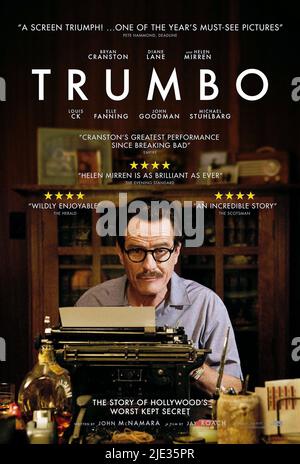 BRYAN CRANSTON POSTER, TRUMBO, 2015 Stockfoto