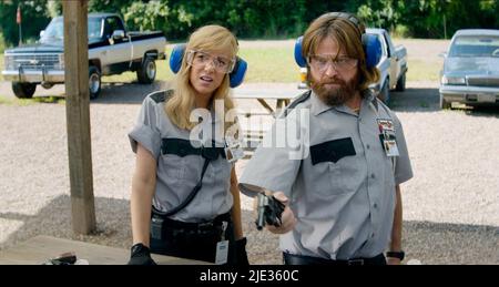 KRISTEN WIIG, Zach Galifianakis, MASTERMINDS, 2015 Stockfoto