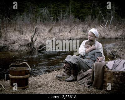 ANYA TAYLOR - Freude, HARVEY SCRIMSHAW, der VVITCH: EINE NEUE - ENGLAND MÄRCHENS, 2015 Stockfoto