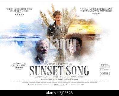 PETER MULLAN, AGYNESS Deyn, KEVIN GUTHRIE, Plakat, SUNSET SONG, 2015 Stockfoto