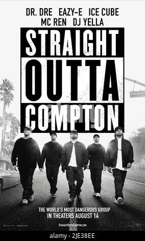 JR., HAWKINS, MITCHELL, JR., POSTER, DIREKT AUS COMPTON, 2015 Stockfoto