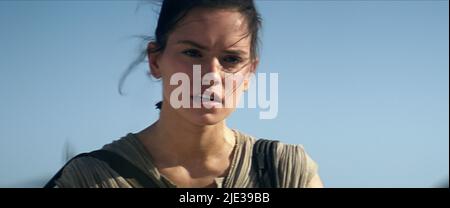 DAISY RIDLEY, Star Wars: Episode VII - Die weckt, 2015 KRAFT Stockfoto