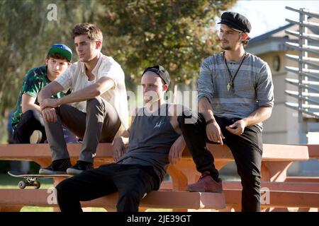 SHAFFER,EFRON,WESTON,FERNANDEZ, WIR SIND EURE FREUNDE, 2015 Stockfoto