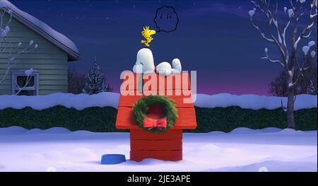 SNOOPY, WOODSTOCK, SNOOPY UND CHARLIE BROWN: DER PEANUTS-FILM, 2015 Stockfoto