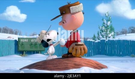 SNOOPY,BROWN, SNOOPY UND CHARLIE BROWN: DER PEANUTS-FILM, 2015 Stockfoto