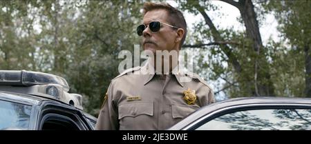 KEVIN BACON, COP CAR, 2015 Stockfoto