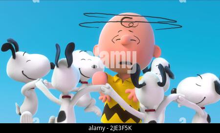 SNOOPY,BROWN, SNOOPY UND CHARLIE BROWN: DER PEANUTS-FILM, 2015 Stockfoto