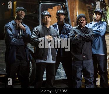 HODGE, HAWKINS, MITCHELL, JR., JR., STRAIGHT OUTTA COMPTON, 2015 Stockfoto