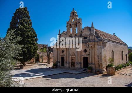 Das orthodoxe Kloster von Arkadi auf der griechischen Insel Kreta Stockfoto