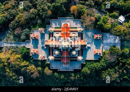 Phra Mahathat Chedi Phakdee Prakat Tempel in Prachuap Khiri Khan, Thailand Stockfoto