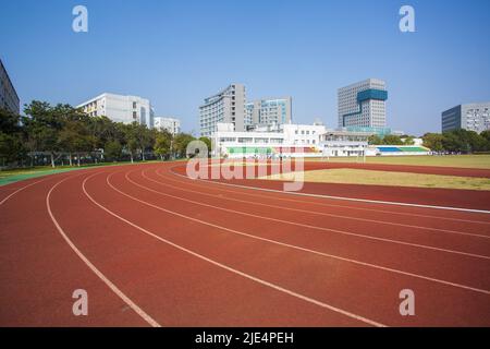 Zhejiang ningang yinzhou und Hochschulpark Universitätscampus Stockfoto
