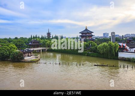 In der Provinz jiangsu suzhou hanshan Tempel Stockfoto