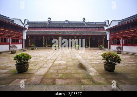 Zhejiang ningang yinzhou Ahnenhalle Tempel alten Gebäuden Stockfoto