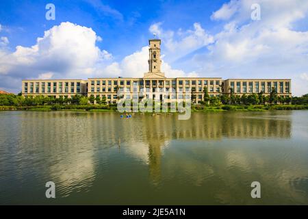 Zhejiang ningang yinzhou und Hochschulpark Universität grünen Park Stockfoto