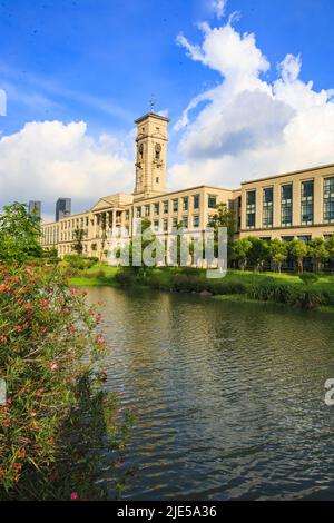 Zhejiang ningang yinzhou und Hochschulpark Universität grünen Park Stockfoto
