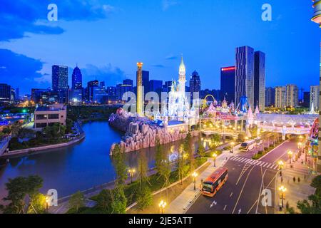 Zhejiang ningang Reise Sehenswürdigkeiten yinzhou Stockfoto