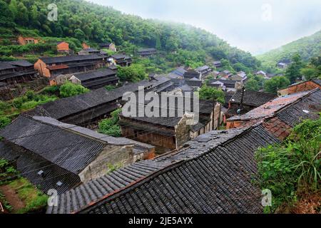 Zhejiang ningbang yinzhou gainesville Bergdorf Stockfoto