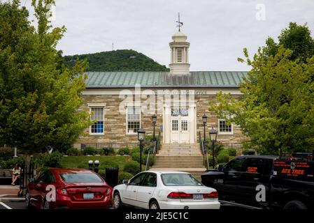 BOONE, NC, USA-20 JUNE 2022: Boone Post Office Building. Stockfoto